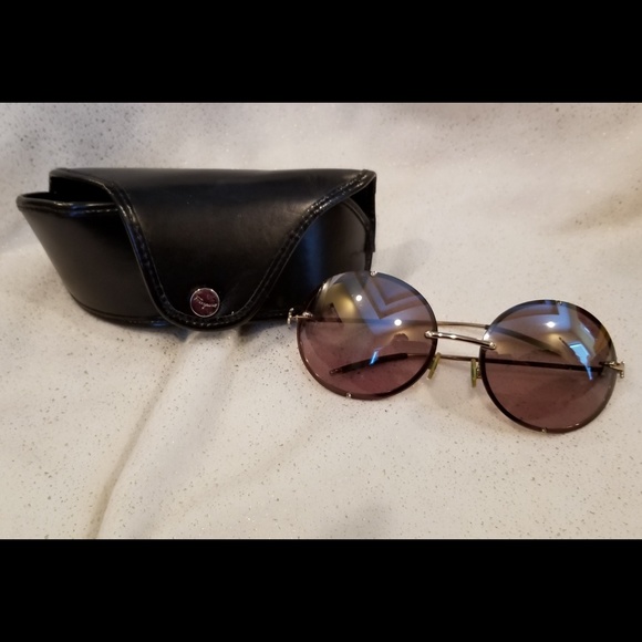 Dolce & Gabbana Sunglasses w/crystal DG gold frame main image 6